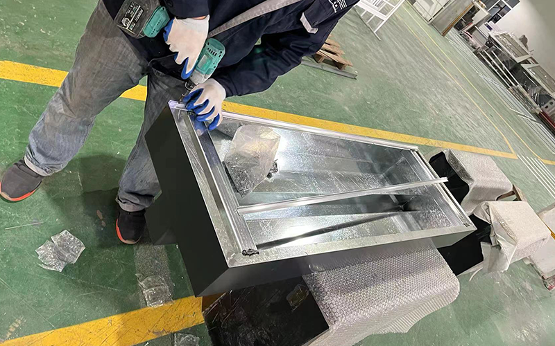 高铁站金属隔断格栅生产厂家-1