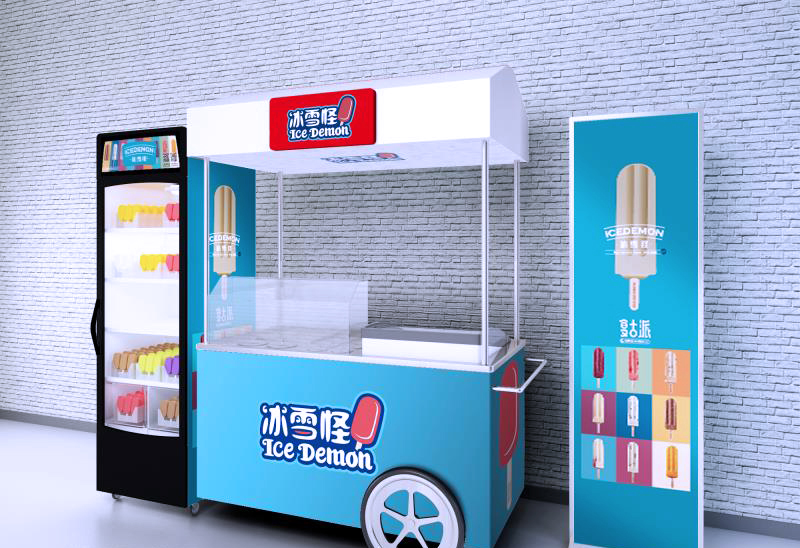 芒可甜品连锁店导视标识